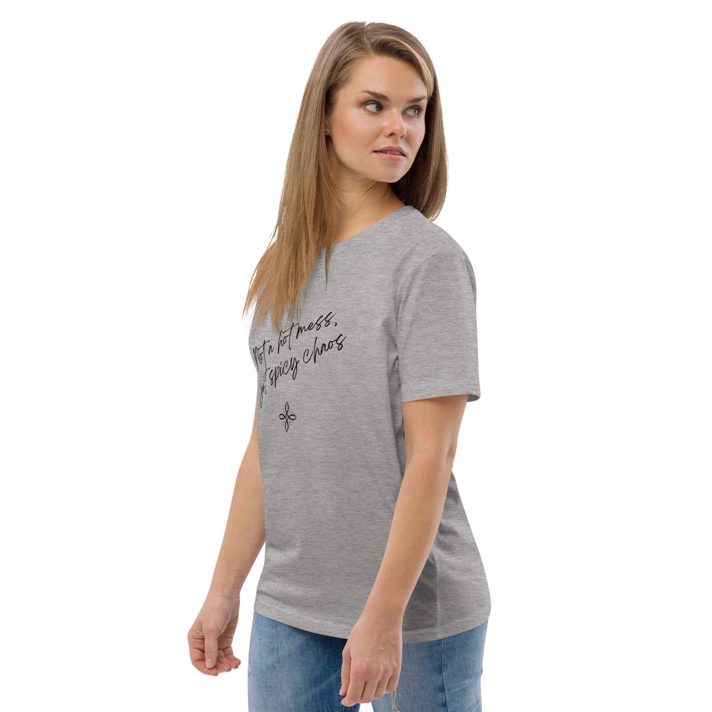 Unisex-Bio-Baumwoll-T-Shirt - hot mess